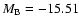 $M_{\rm B} = -15.51$