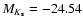 $M_{K_{\rm s}} = -24.54$