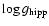 $\log{g}_{\rm hipp}$