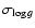 $\sigma_{\log g}$