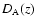 $D_{\rm A}(z)$