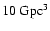$10~{\rm Gpc}^3$