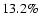 $13.2\%$