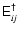 ${\ensuremath{\mathsf{E^{\dag }_{\it ij}}} }$