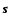 $\vec{s}$