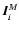 $\vec{I}^M_i$