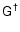 ${\ensuremath{\mathsf{G^{}_{}}} }^\dag $