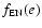 $f_{\rm EN}(e)$