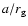 $a/r_{\rm g}$