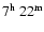 $7^{\rm h}~22^{\rm m}$
