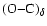 $({\rm O{-}C})_\delta$
