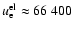 $u_{{\rm e}}^{{\rm el}}\approx 66~400$