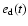 $e_{\rm d}(t)$