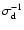 $\sigma _{\rm d}^{-1}$