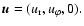 $\vec{u} = (u_{\rm r}, u_{\varphi}, 0).$