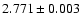 $2.771\pm0.003$