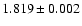 $1.819\pm0.002$