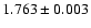 $1.763\pm0.003$
