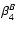 $\beta^B_4$