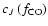 $c_J\ (f_{\rm CO})$