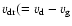 $v_{\rm {dr}} (=v_{\rm {d}}-v_{\rm {g}}$