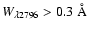 $W_{\rm\lambda 2796}>0.3~\AA{}$