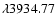 $\lambda 3934.77$
