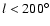 $l<200^\circ$