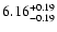 $\rm 6.16_{-0.19}^{+0.19}$