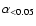 $\alpha _{<0.05}$