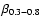 $\beta _{0.3-0.8}$