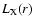 $L_{\rm X}(r)$