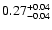 $\rm0.27_{-0.04}^{+0.04}$