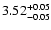 $\rm 3.52_{-0.05}^{+0.05}$