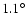 $1.1{^{\circ}}$