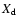 $X_{\rm {d}}$
