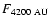 $F_{4200~\rm AU}$