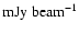 $\rm mJy~beam^{-1}$