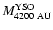 $M^{\rm YSO}_{\rm 4200~\rm AU}$