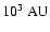 $10^3~\rm AU$