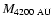 $M_{\rm 4200~AU}$