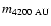 $m_{4200~\rm AU}$