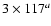 $3 \times 117^a$