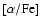 $[{\rm\alpha /Fe}]$