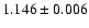 $1.146 \pm 0.006$