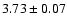 $3.73 \pm 0.07$