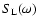 $S_{\rm
L}(\omega)$