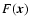 $F(\vec{x})$