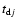 $t_{{\rm d}j}$