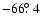 $-66\hbox{$.\!\!^\circ$ }4$